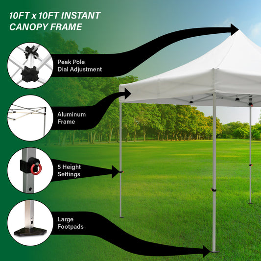 10'x10' Aluma® Kit (Aluminum Frame)