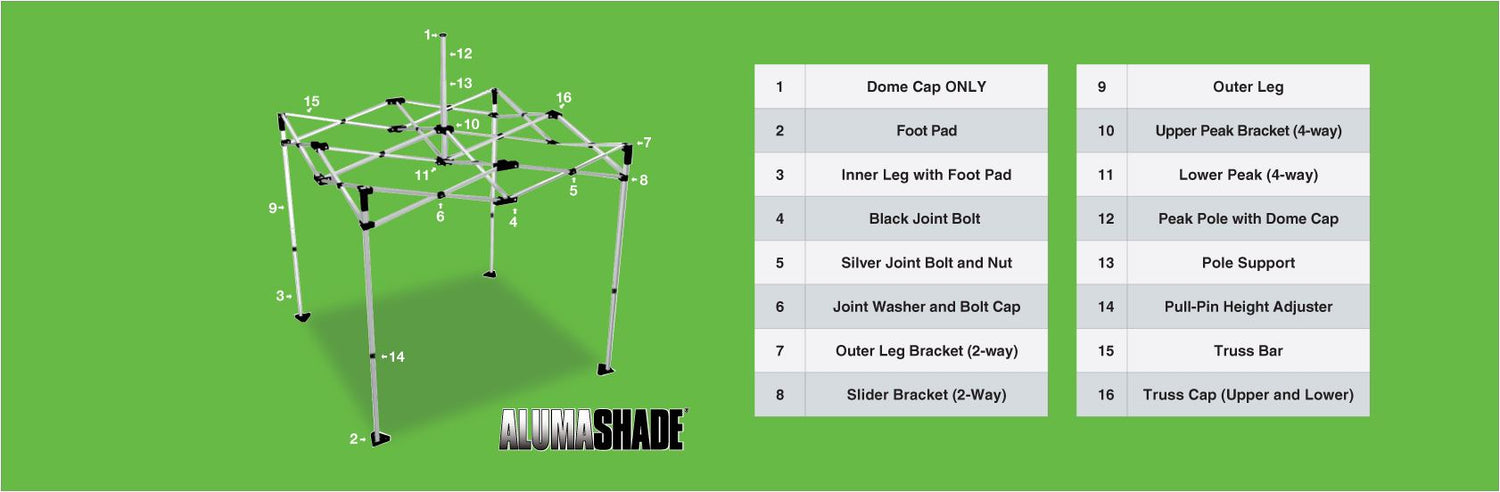 AlumaShade Parts