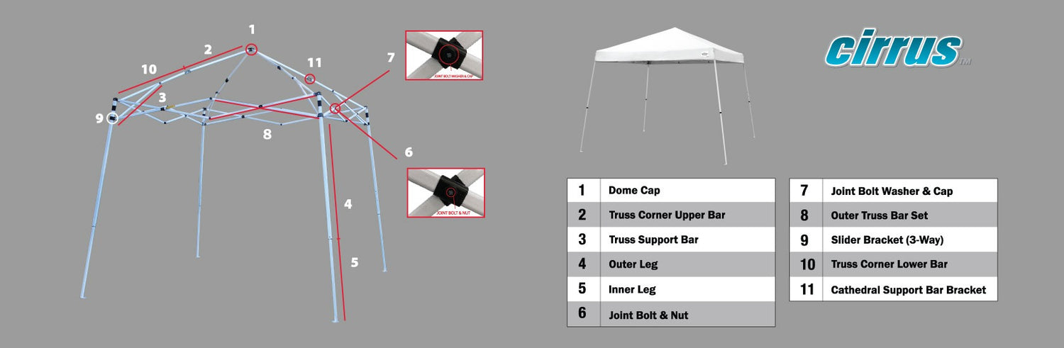 Cirrus 8x8 Parts