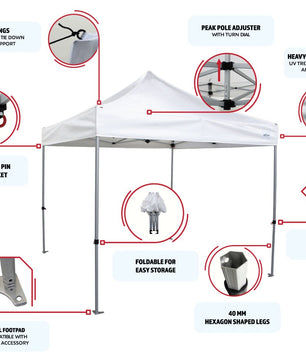 10'x10' All-New Aluma® Pro Kit (Aluminum Frame)