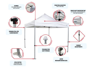 10'x10' All-New Aluma® Pro Kit (Aluminum Frame)