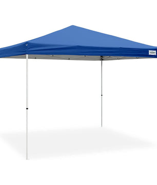 10'x10' RAPID PUSH V-Series 2 Pro Instant Canopy Kit  Blue, 100 Sq. Ft. of Shade, Straight Leg, Incudes Roller Bag
