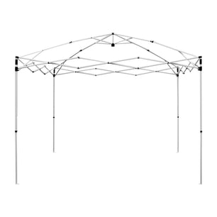 10'x10' RAPID PUSH V-Series 2 Pro Instant Canopy Kit  Blue, 100 Sq. Ft. of Shade, Straight Leg, Incudes Roller Bag