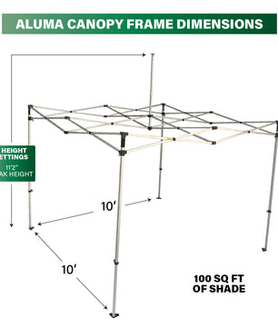 10'x10' Aluma® Kit (Aluminum Frame)