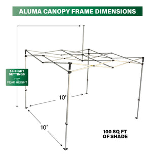 10'x10' Aluma® Kit (Aluminum Frame)
