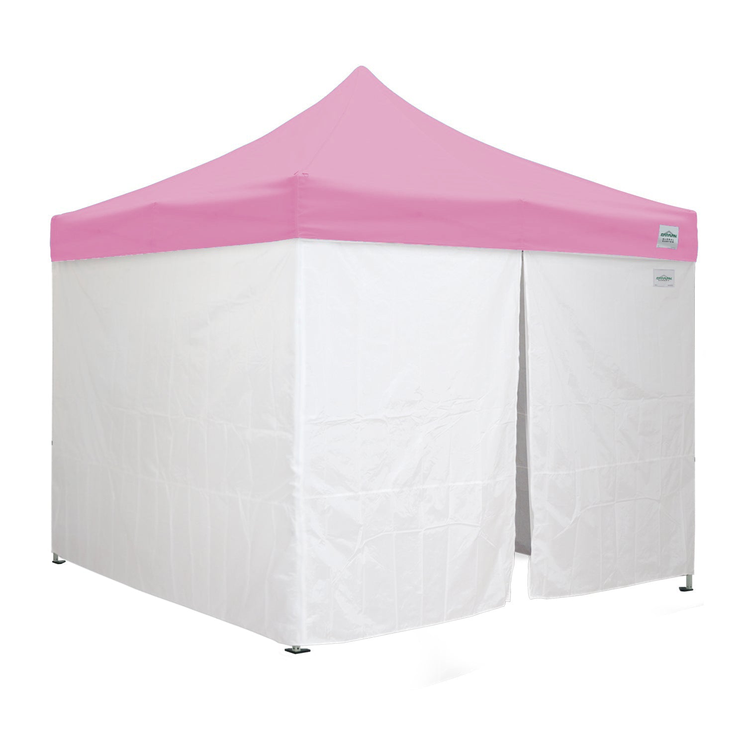 10'x10' Classic® Instant Canopy Deluxe Kit with Walls (Steel White Frame)