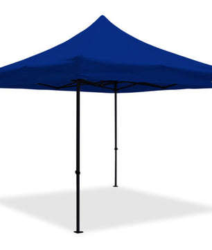 10'x10' Classic® Black Instant Canopy Deluxe Kit with Walls (Steel Black Frame)
