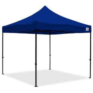 10'x10' Classic® Black Instant Canopy Deluxe Kit with Walls (Steel Black Frame)