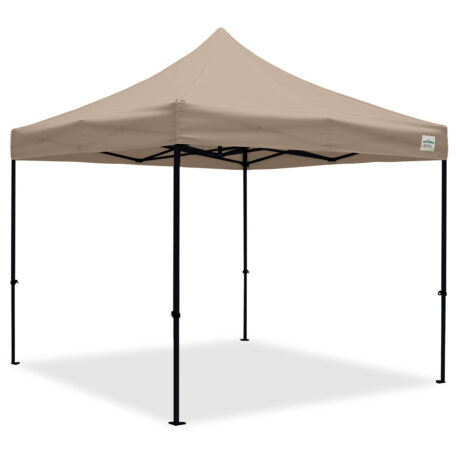 10'x10' Classic® Black Instant Canopy Deluxe Kit with Walls (Steel Black Frame)