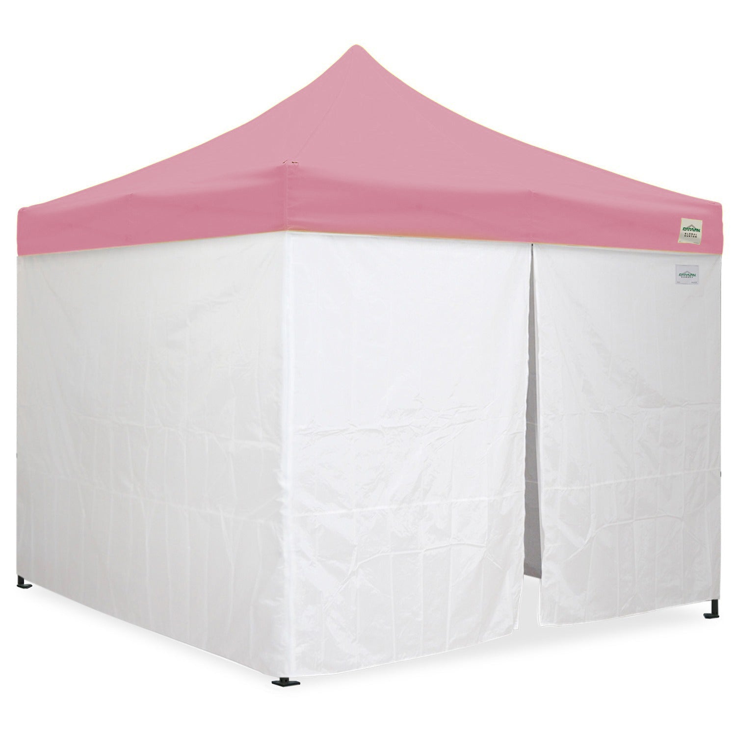 10'x10' Classic® Black Instant Canopy Deluxe Kit with Walls (Steel Black Frame)