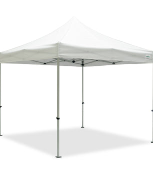 10'x10' Classic® Instant Canopy Deluxe Kit with Walls (Steel White Frame)