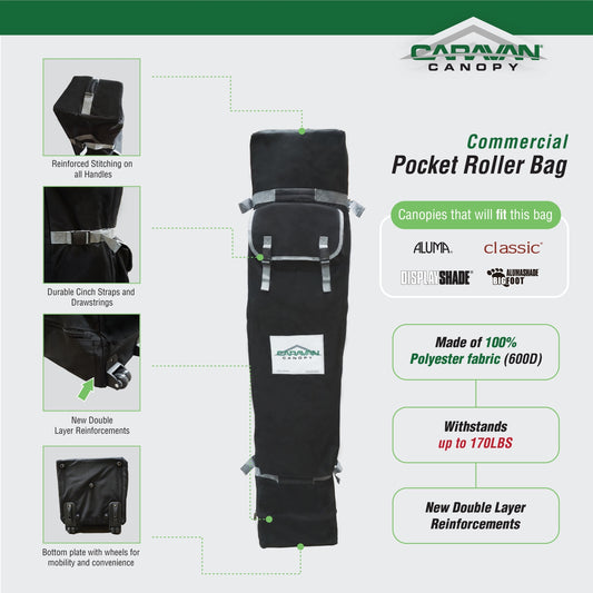 10' / 15' / 20' Commercial Pocket Roller Bag
