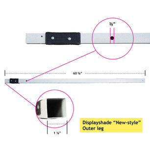 Part 9 – Displayshade/Titanshade Outer Leg (Qty 1)