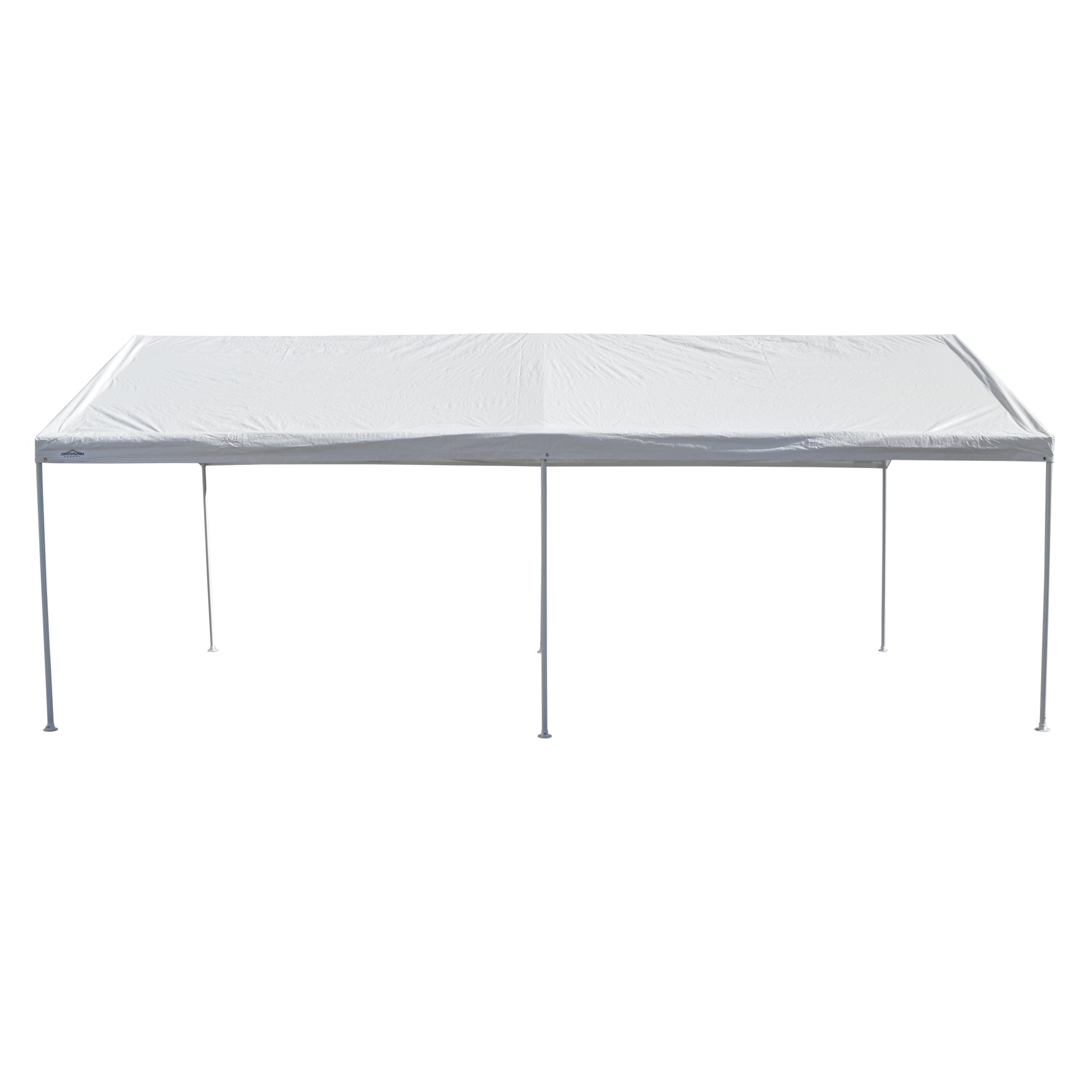 10'x20' Domain Pro 200 Carport Shelter White, Powder-Coated Steel Frame