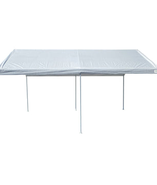 10'x15' Domain Pro 150 Carport Shelter White, Powder-Coated Steel Frame
