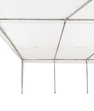 20'x20' Domain Pro 400 Carport Shelter White, Galvanized Steel Frame