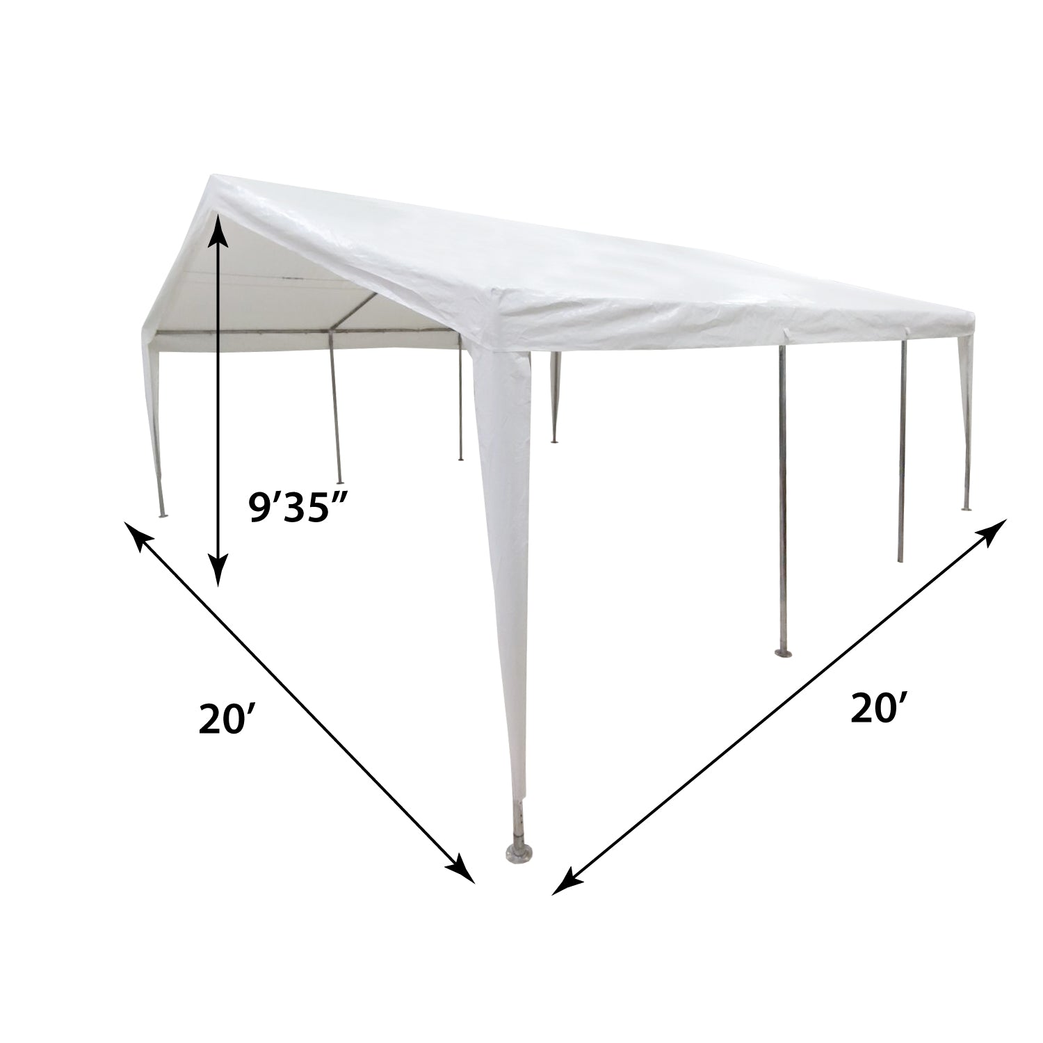 Domain 10x20 Carport Shelter Domain 10x20 Carport Shelter
