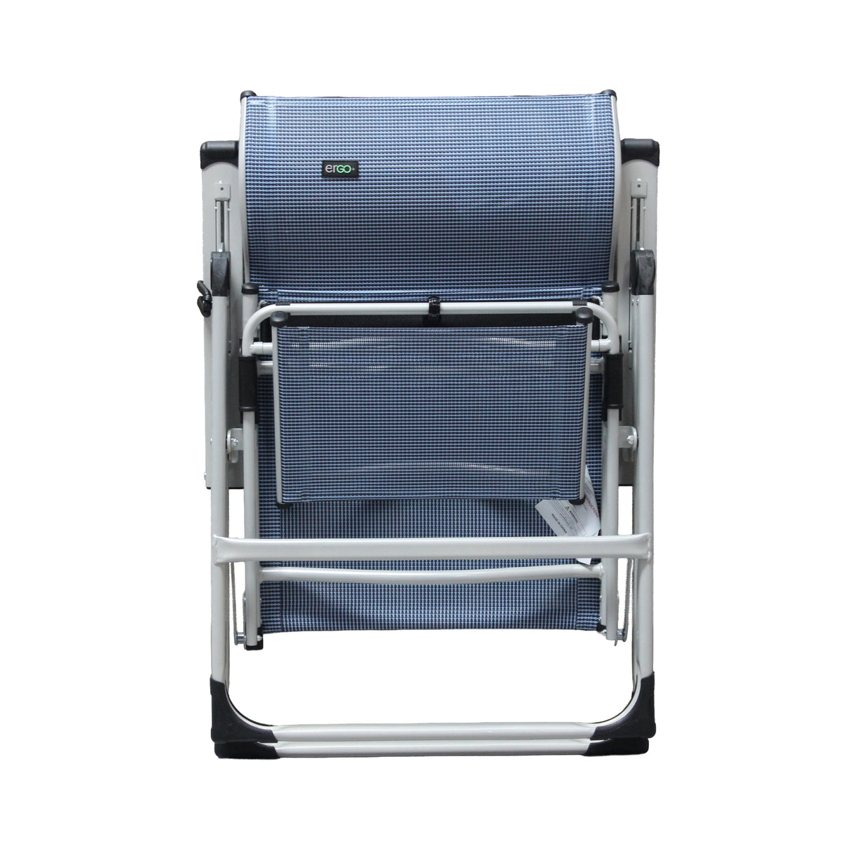 Ergo+ Patio Folding Chair , Flip Out Footrest, 300 LBS Weight Capacity, 7 Recline Positions