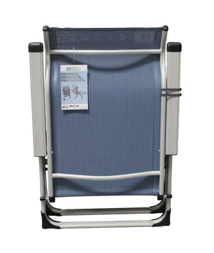 Ergo+ Patio Folding Chair , Flip Out Footrest, 300 LBS Weight Capacity, 7 Recline Positions