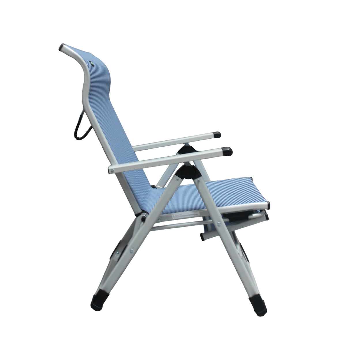 Ergo+ Patio Folding Chair , Flip Out Footrest, 300 LBS Weight Capacity, 7 Recline Positions
