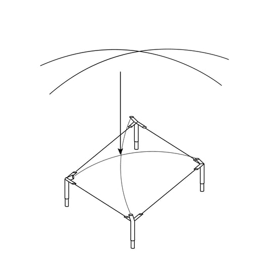 GardenShade™ Fiberglass Pole Part B (Qty1)