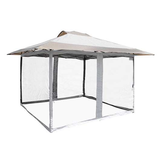 12’7” x 12’7” Haven Pro Gazebo Kit with Screen Mesh Full Enclosure Set