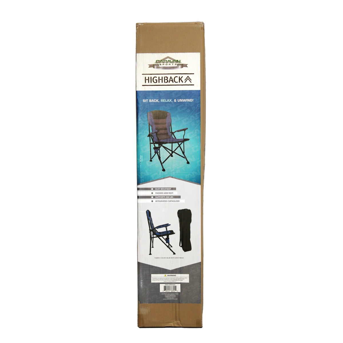 Deluxe Padded High Back Folding Chair