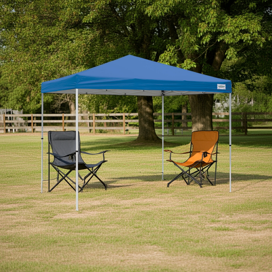 10' X 10' V-Series 2 Pro Instant Canopy Kit, 100 Sq. Ft. of Shade, Straight Leg, Incudes Roller Bag