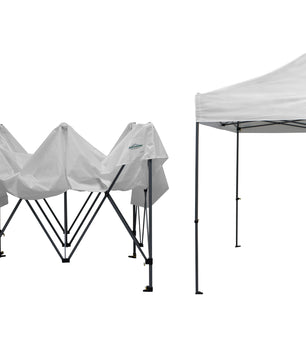 10’x10’ All-New Hybrid-X Commercial Grade Steel and Aluminum Canopy