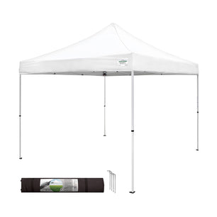 10'X10' M-Series Pro 2 Instant Canopy Kit, 100 Sq. Ft. of Shade, Straight Leg, Incudes Roller Bag