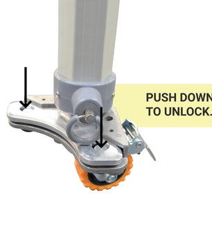 Caster Wheel Attachment for Aluma Pro / Magnum - 1 pc