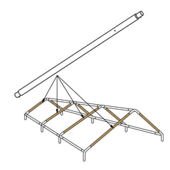 Mega Domain Cross Brace Pole Part B (Qty 1)