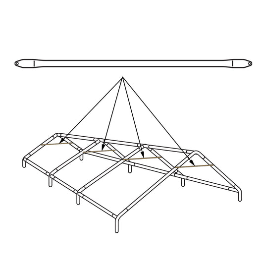 Mega Domain Snow Load Bar Part I (Qty 1)