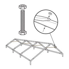 Mega Domain Snow Load Nut & Bolt Part K (Qty 1)