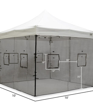 10′ Netted Mesh Food Walls (set of 4)