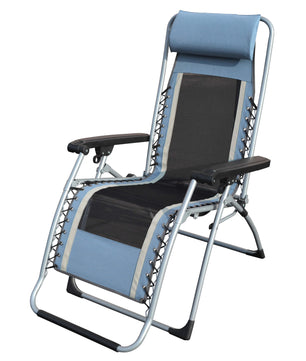Infinity OG-Lounger Zero Gravity Chair 1 pc  Blue, Over-the-shoulder Carry Strap, Polyester with Mesh, 350 LB Weight Capacity