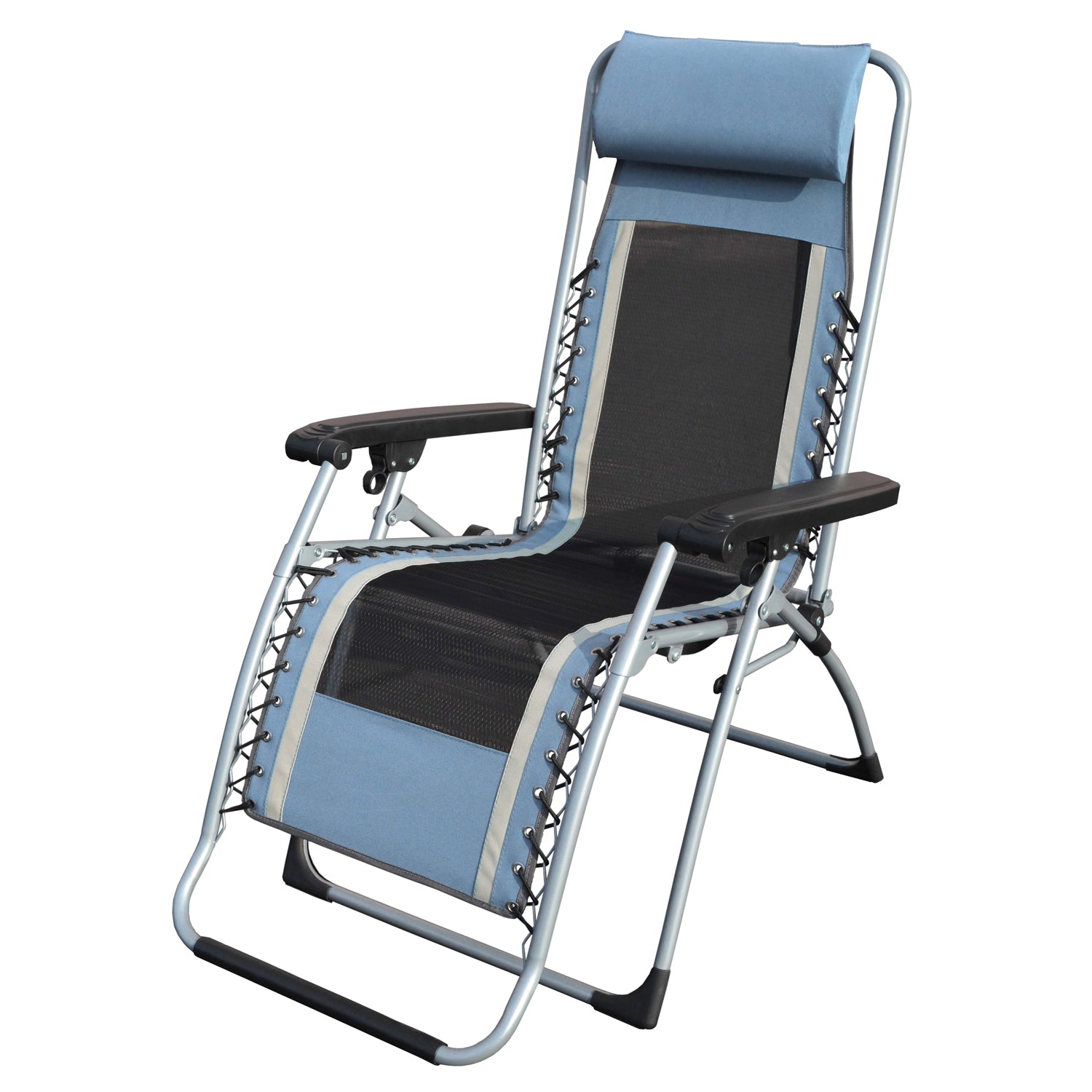 Infinity OG-Lounger Zero Gravity Chair 1 pc  Blue, Over-the-shoulder Carry Strap, Polyester with Mesh, 350 LB Weight Capacity