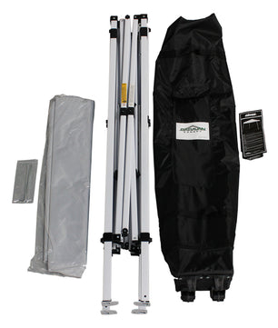 8'x8' Cirrus Instant Slant Canopy Kit , 42.25 Sq. Ft of Shade, Slant Leg, Incudes Roller Bag