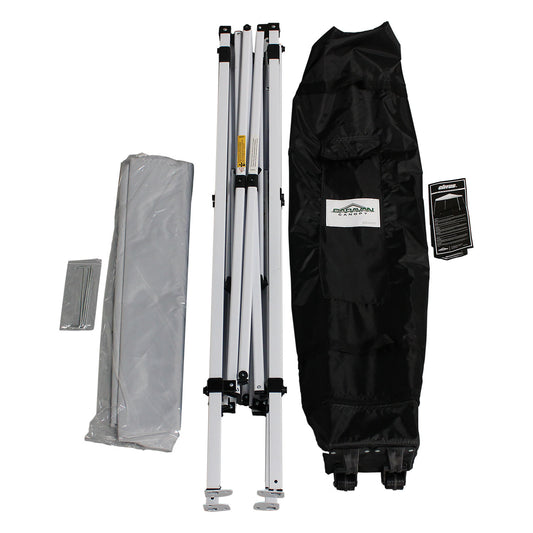 8'x8' Cirrus Instant Slant Canopy Kit , 42.25 Sq. Ft of Shade, Slant Leg, Incudes Roller Bag