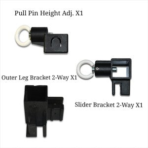 Part 7, 8, 14 – Displayshade/TitanShade Standard Bracket Pack (2-Way)