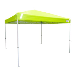 10'x10' V-Series 2 Pro Instant Canopy Kit 10' X 10' Safety Yellow, 100 Sq. Ft. of Shade, Straight Leg, Incudes Roller Bag