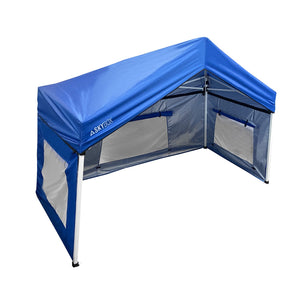 SkyBox Instant Sport Shelter 3.2' X 6.5' Blue, Patented,  Multi-Purpose, Removeable Walls