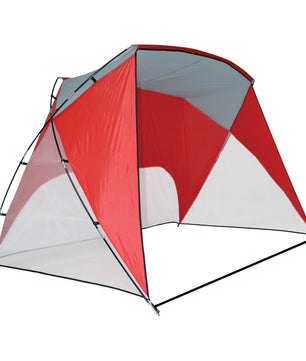 Sport Shelter Beach Shade 9' X 6' Blue, 54 Sq. Ft. of Shade Includes Carry Bag and Stake Kit, Lightweight