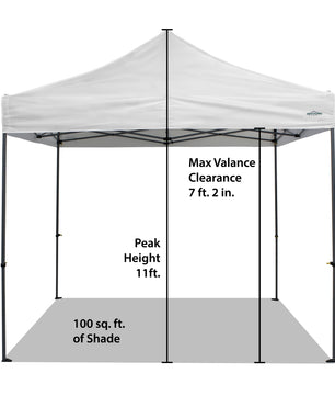 10’x10’ All-New Hybrid-X Commercial Grade Steel and Aluminum Canopy