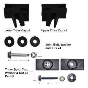 Part 4, 5, 6, 7 - Traveler Truss Joint Set