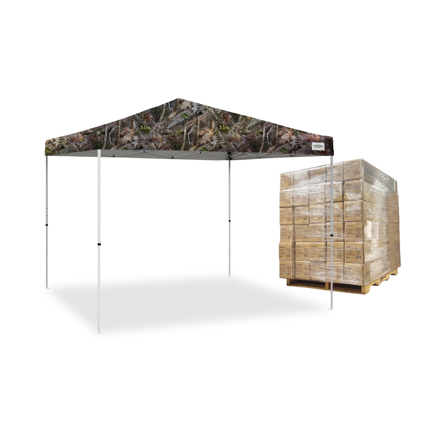 1 Pallet (30pc) 10' X 10' V-Series 2 Pro Instant Canopy Kit, 100 Sq. Ft. of Shade, Straight Leg, Incudes Roller Bag