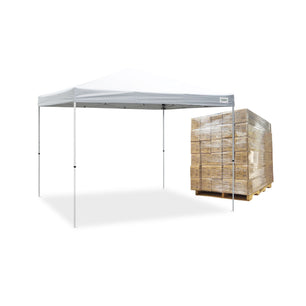 1 Pallet (30pc) 10' X 10' V-Series 2 Pro Instant Canopy Kit, 100 Sq. Ft. of Shade, Straight Leg, Incudes Roller Bag