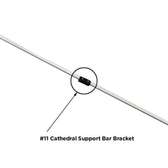 12x12 V-Series II Cathedral Support Bar Bracket Part 11