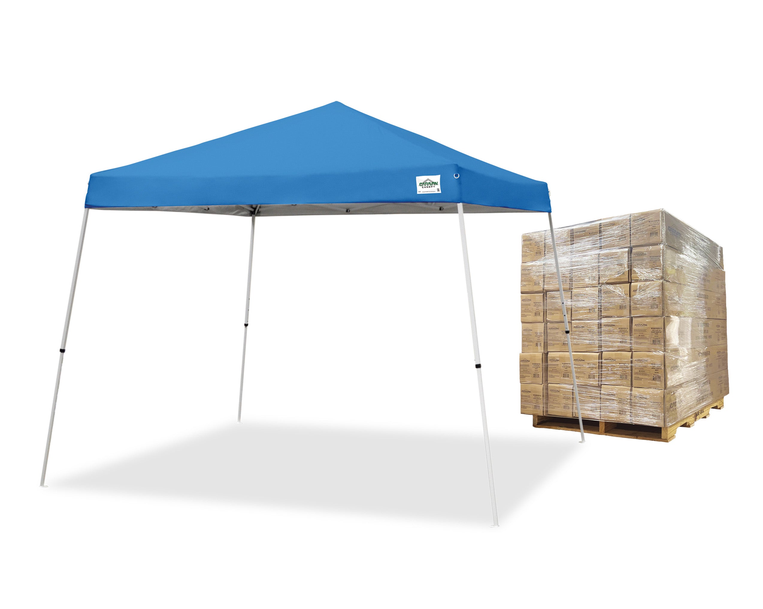 1 Pallet (30pc) 10'X10' V-Series 2 Instant Canopy Kit, Slant Leg, Incu ...