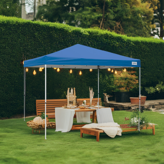 10' X 10' V-Series 2 Pro Instant Canopy Kit, 100 Sq. Ft. of Shade, Straight Leg, Incudes Roller Bag